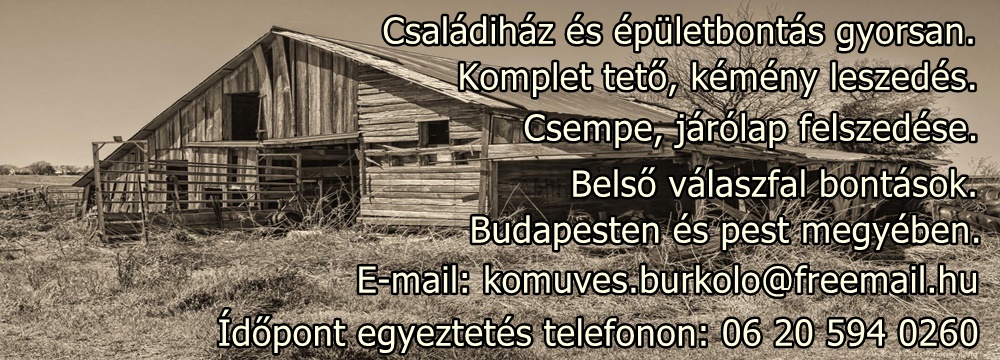 Bonts,kmves munkk.pletbonts,falbonts s betonbonts tovbb tetbonts.Falazs,vakols s betonozs